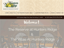 Tablet Screenshot of huntersridgeapt.net